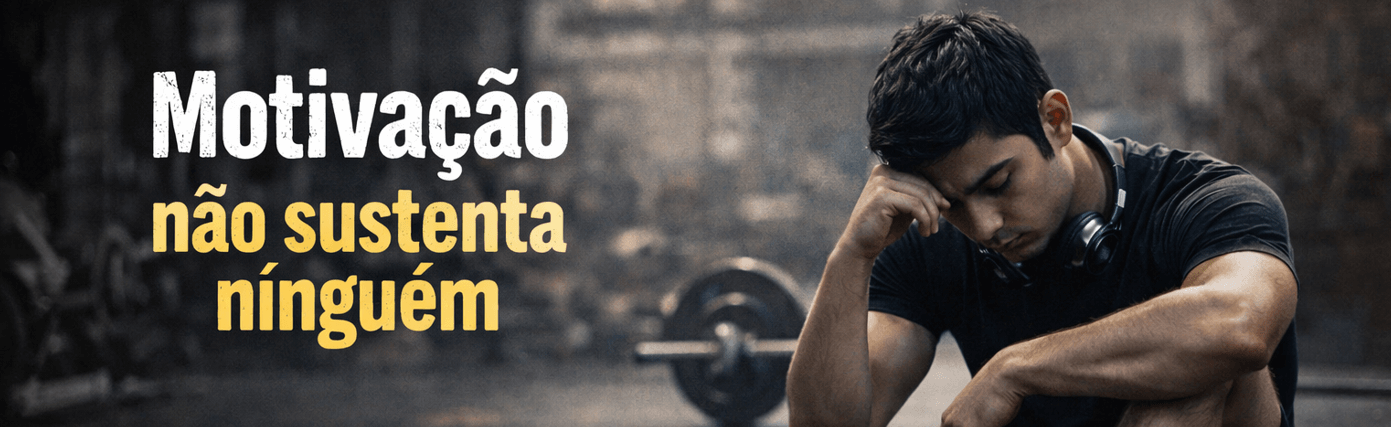 Motivação não sustenta ninguém